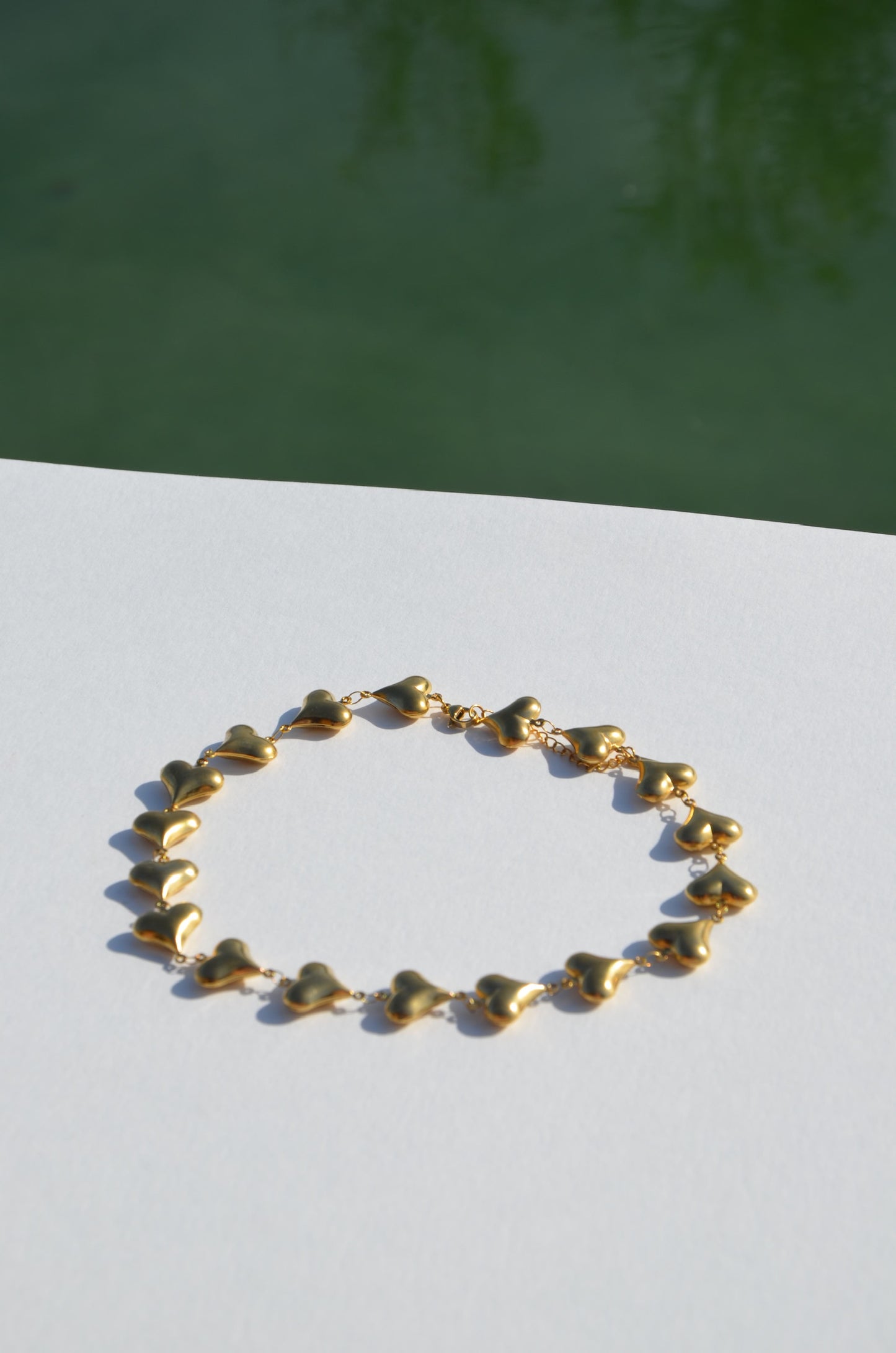 Collier cœur d’or