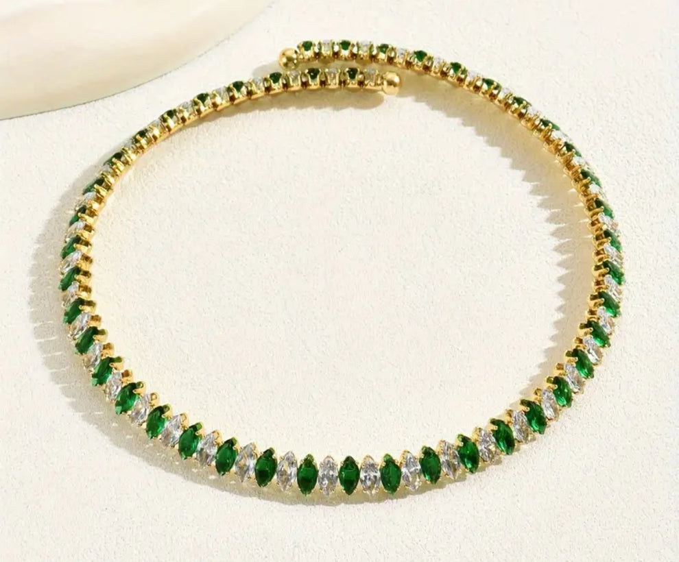 Collier COURONNE 4 COULEURS