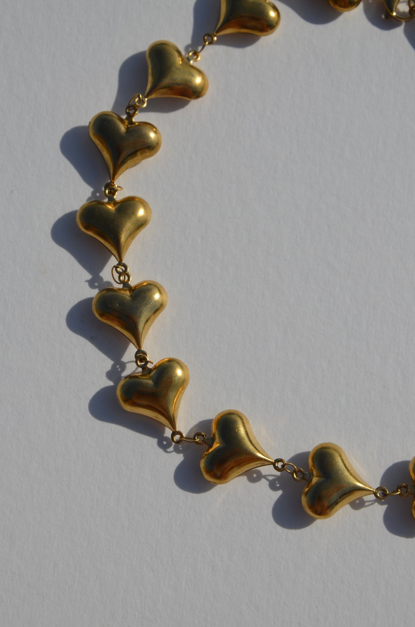 Collier cœur d’or