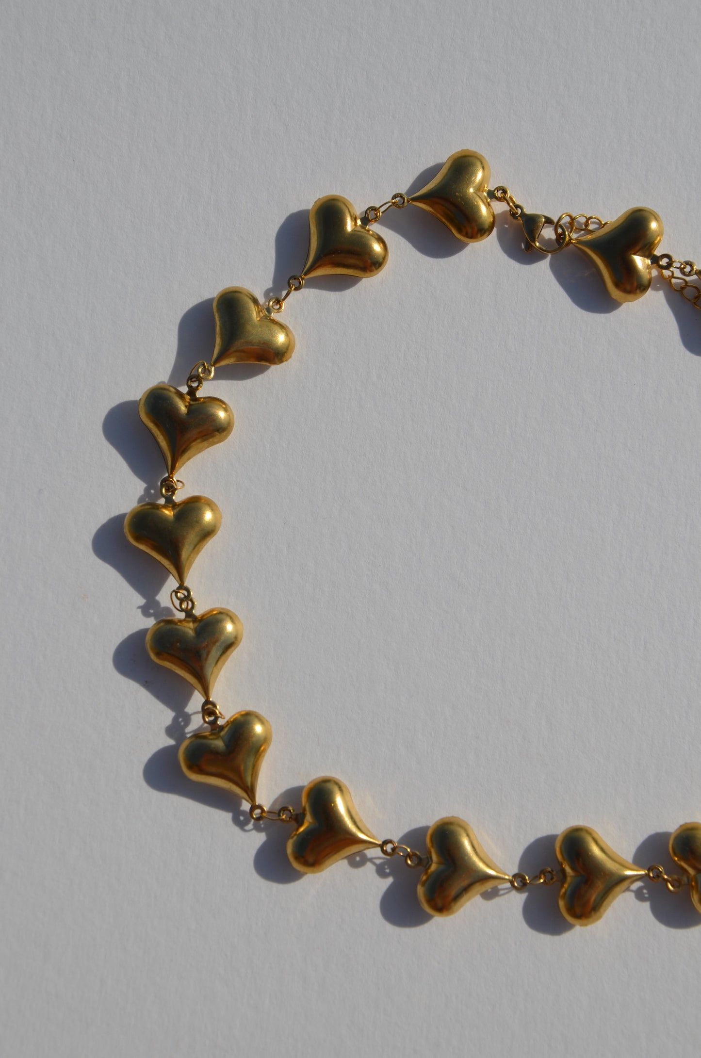 Collier cœur d’or