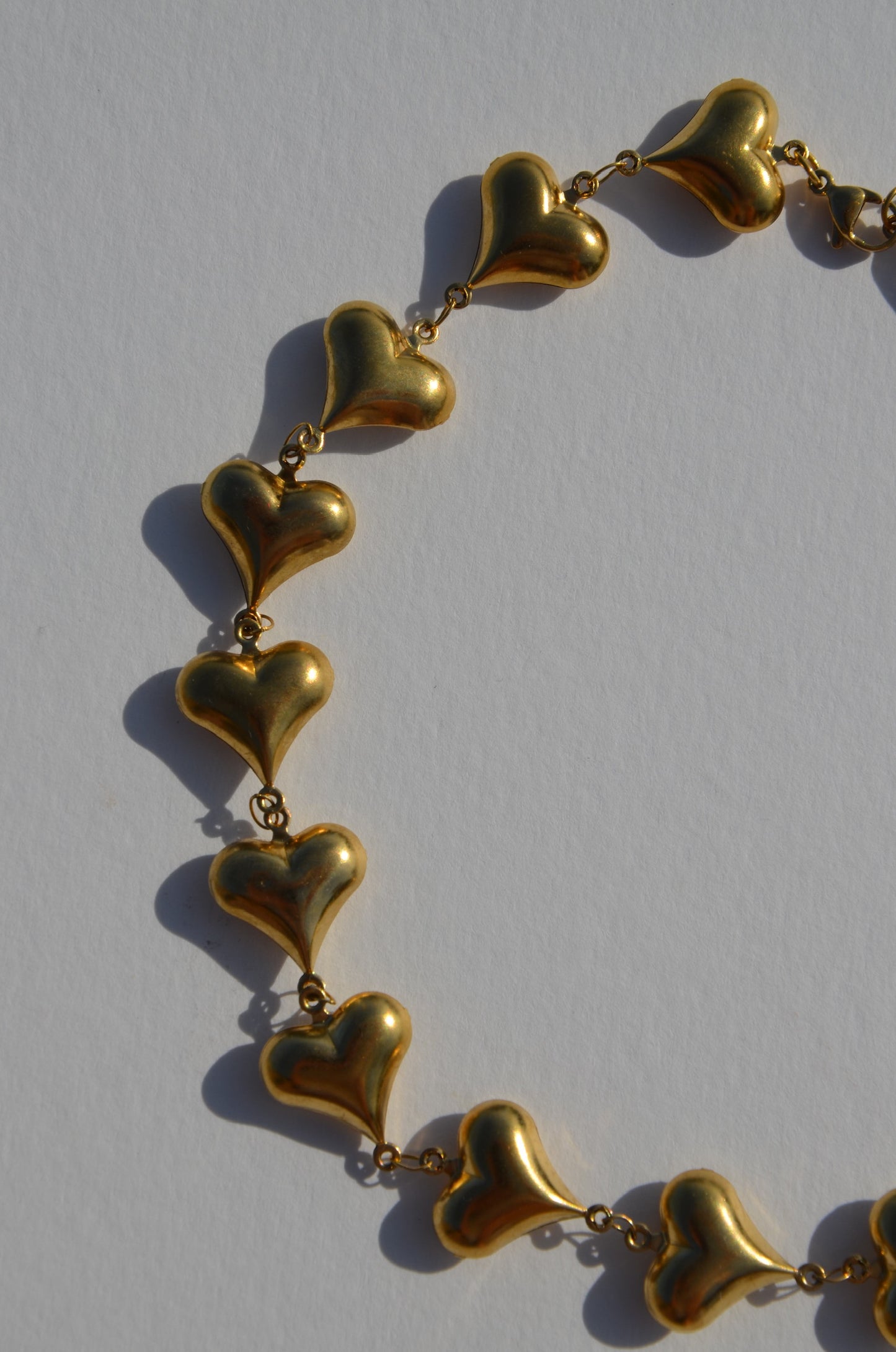Collier cœur d’or