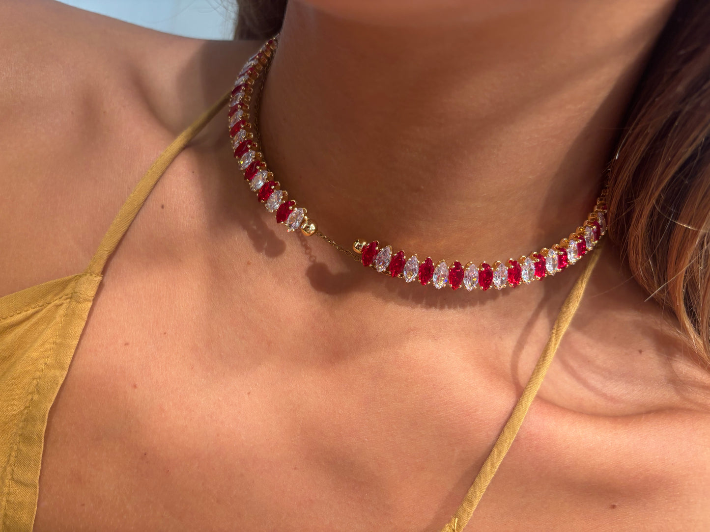 Collier COURONNE 4 COULEURS