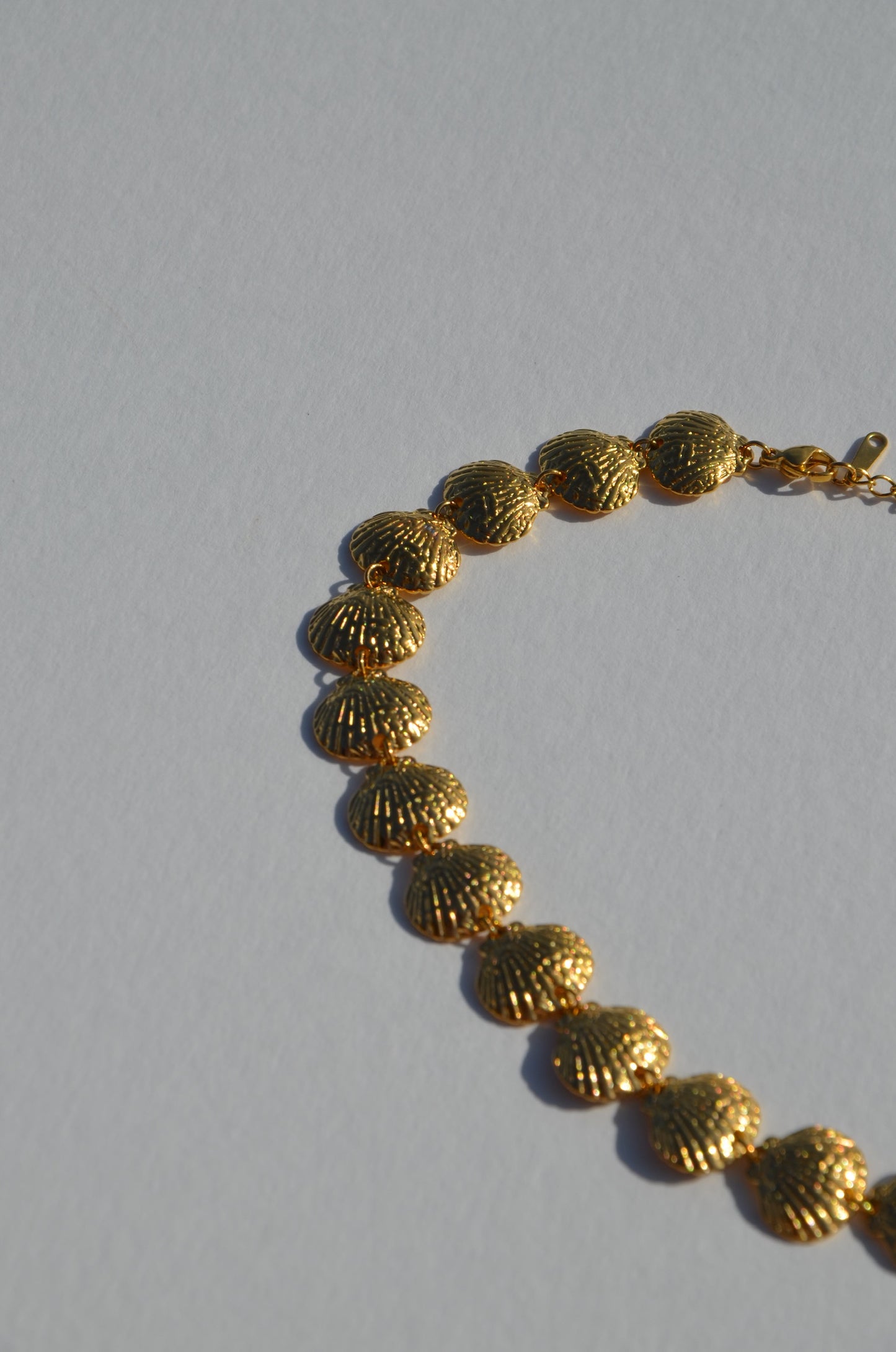 Collier coquille d’or