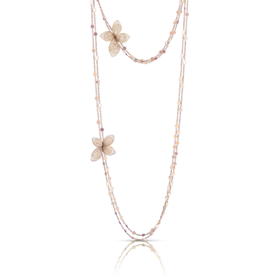 Collier Sautoir fleurs