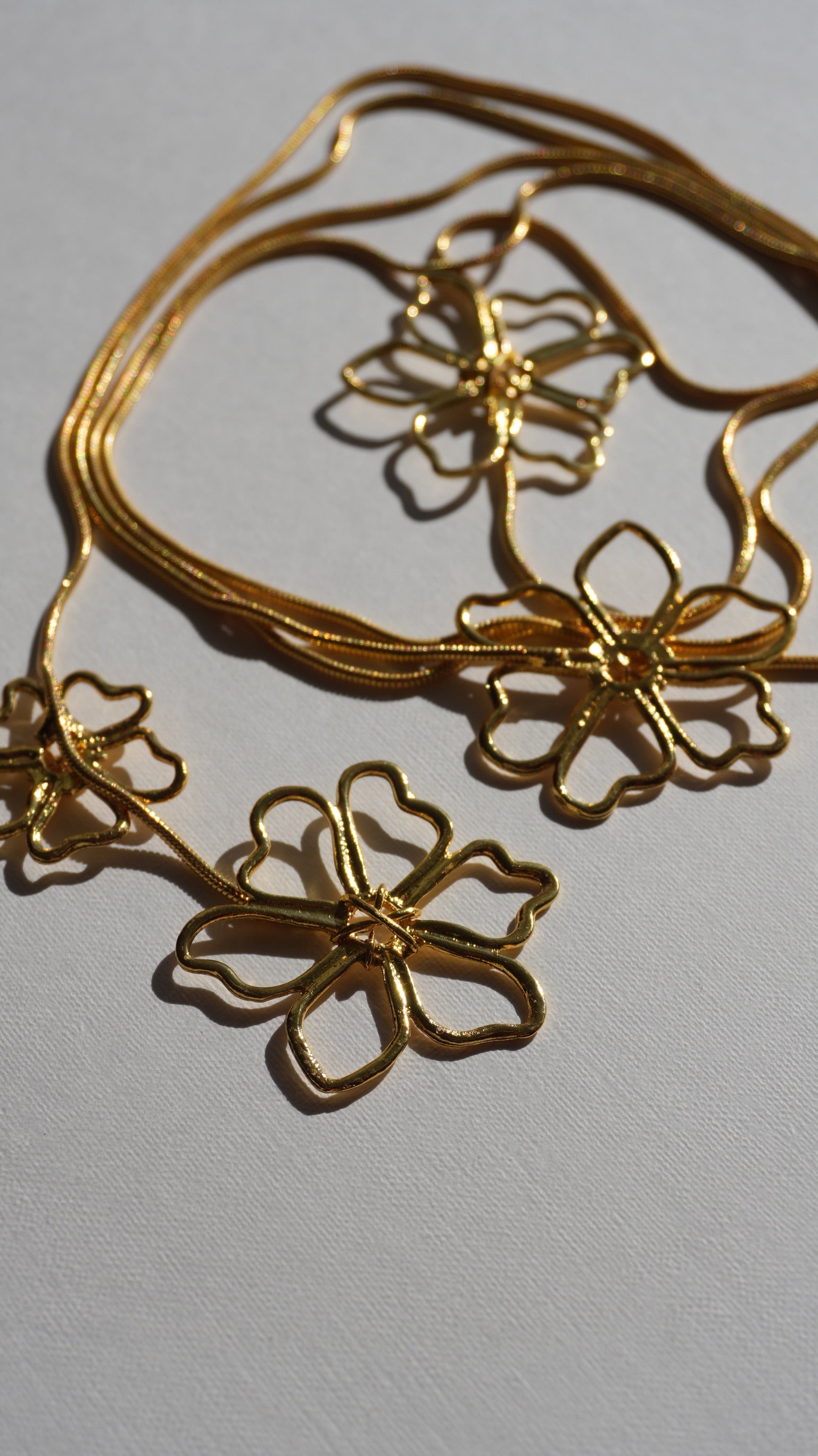 Collier Multifonctions fleurs OR