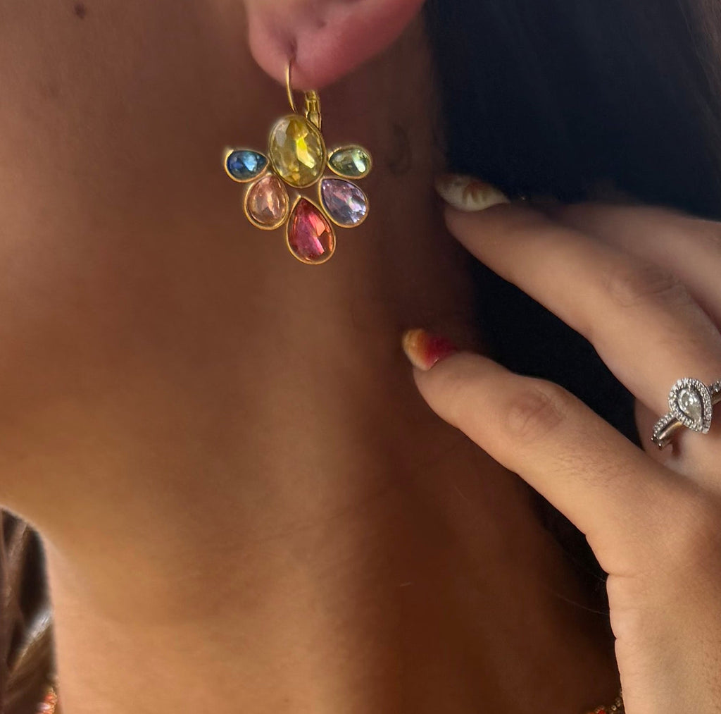 Boucles TRÈFLE multicolores