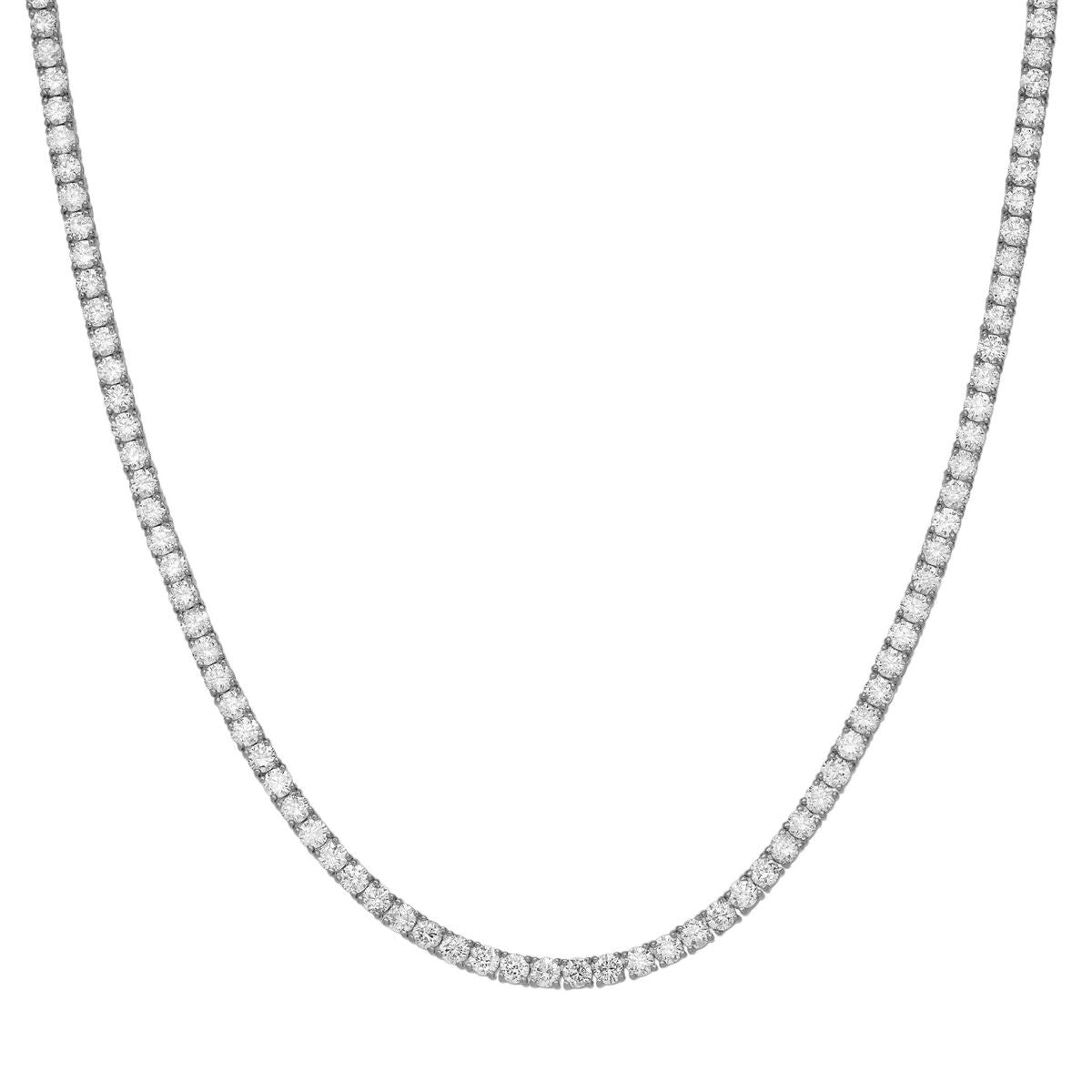 Rivière plaqué or blanc 18k- Pre commande