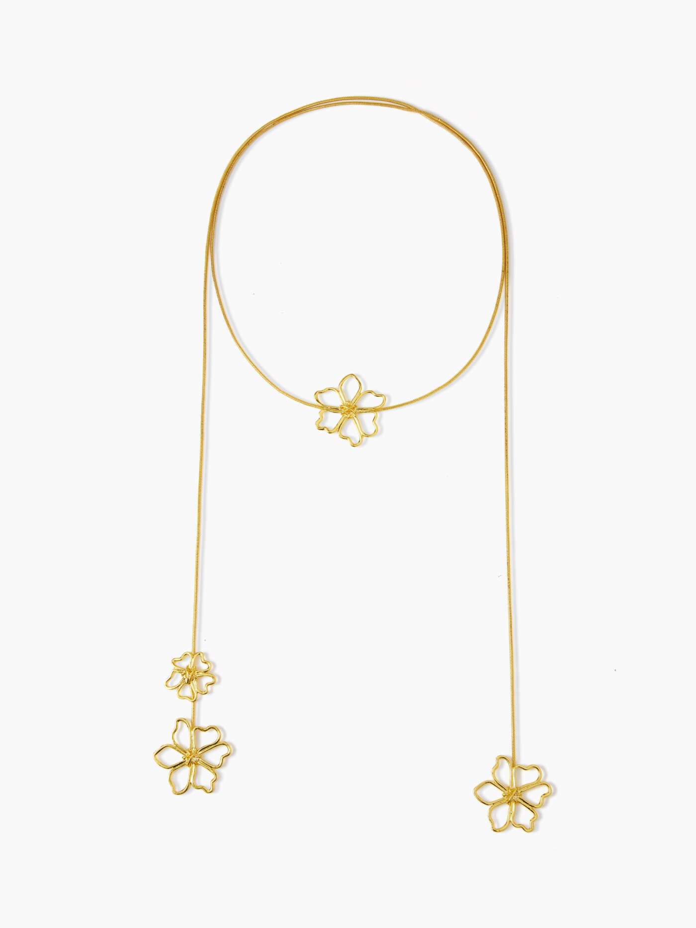 Collier Multifonctions fleurs OR