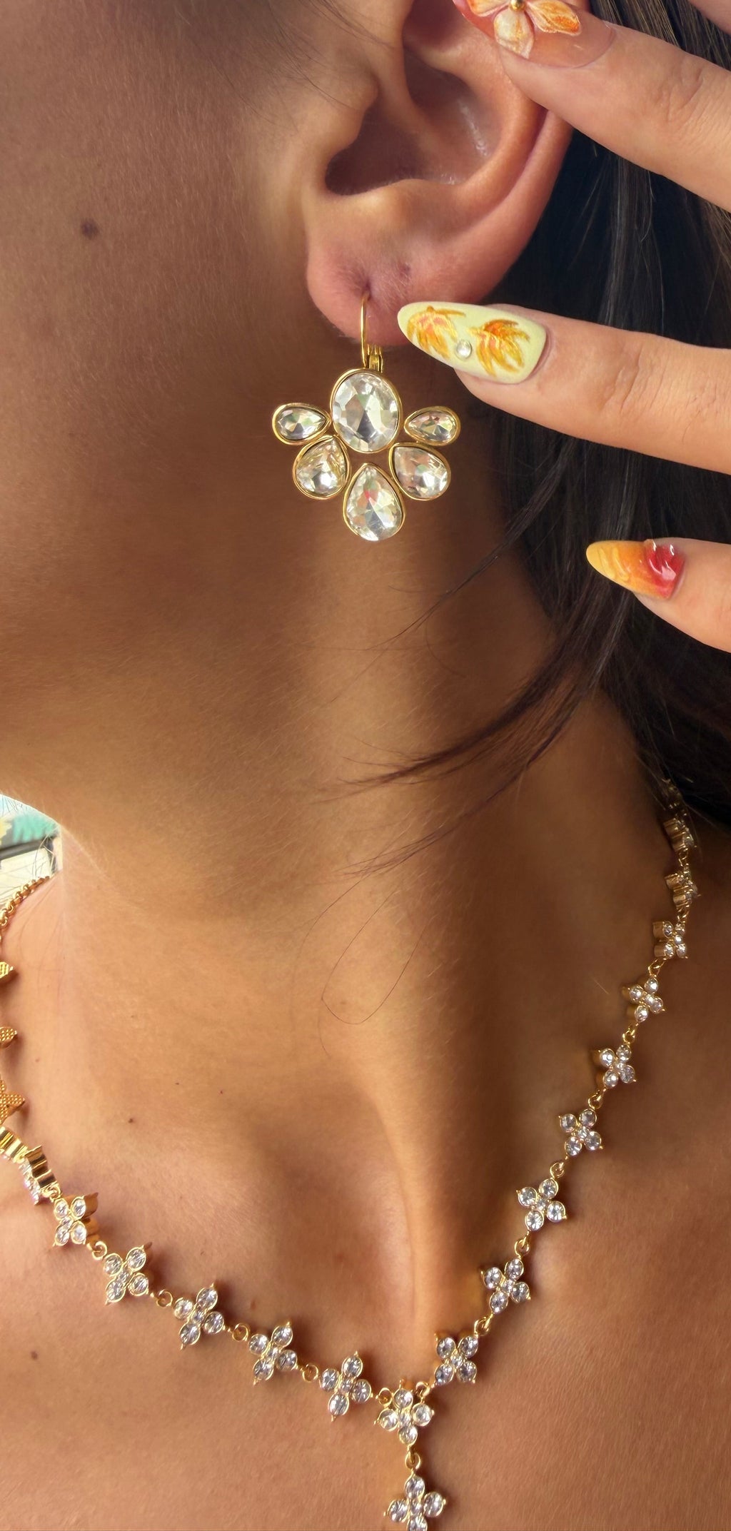 Boucles TRÈFLE BLANCHE