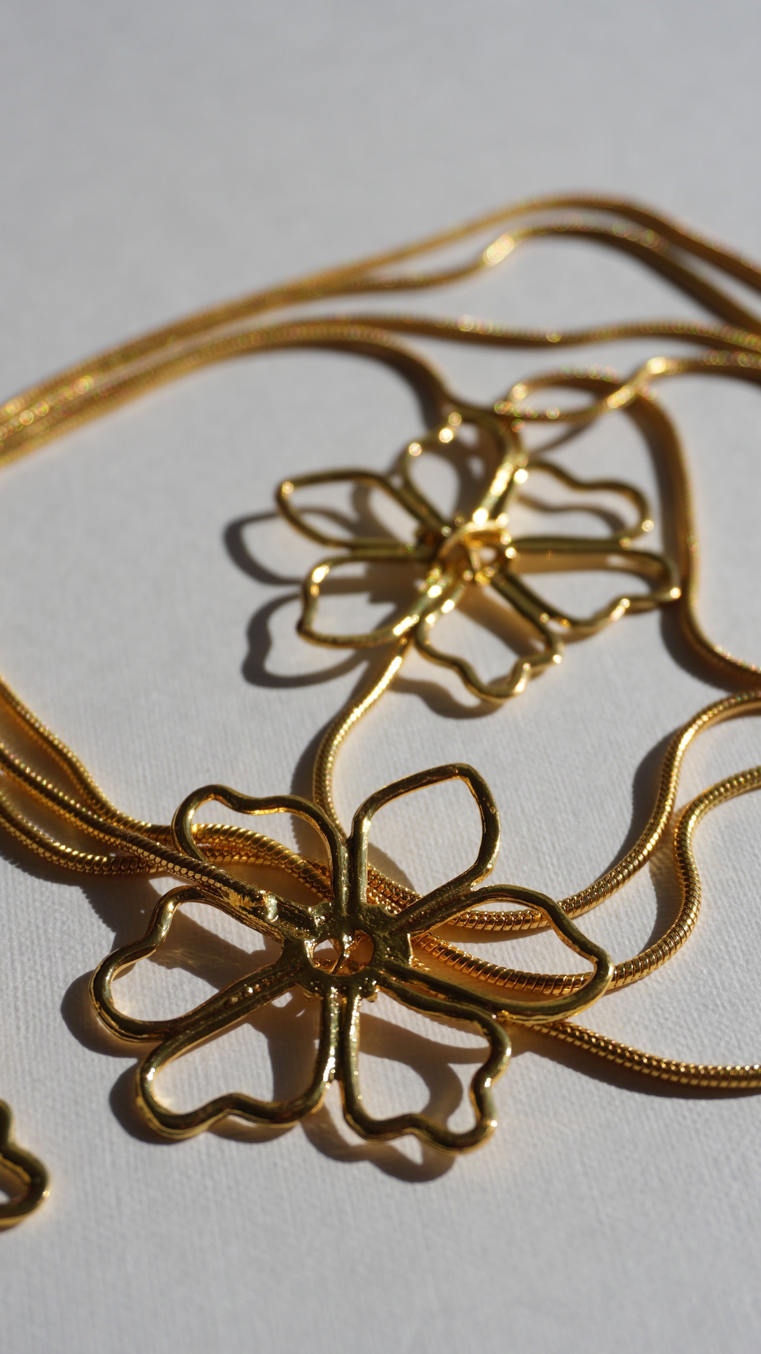 Collier Multifonctions fleurs OR