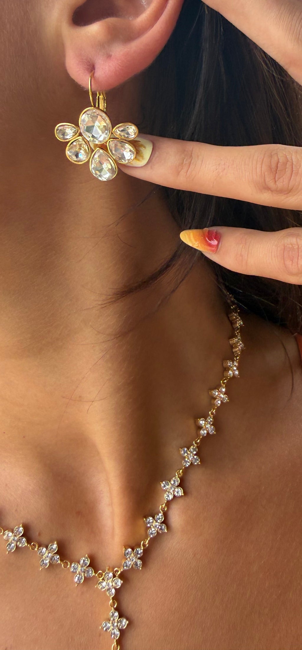 Boucles TRÈFLE BLANCHE