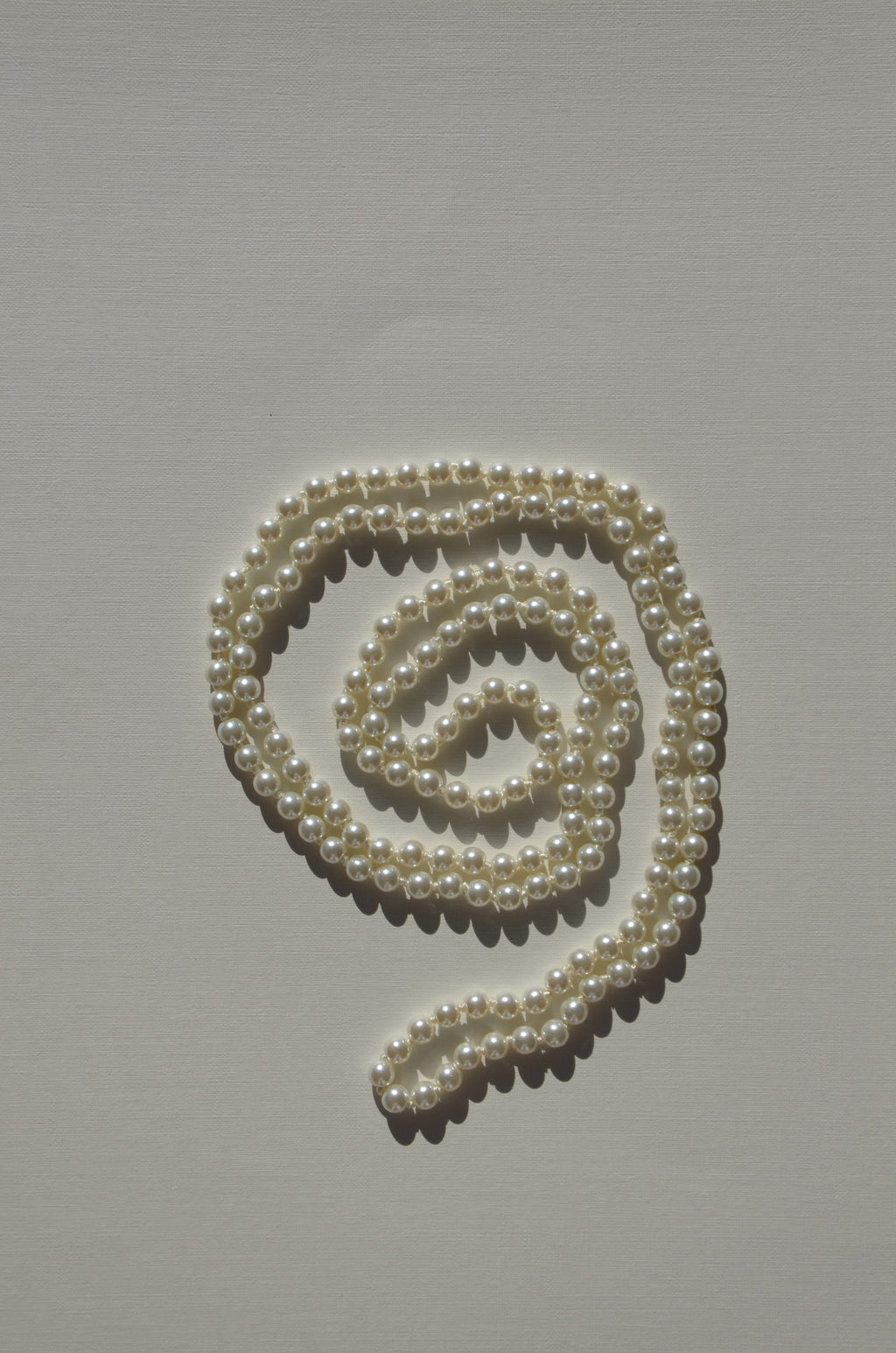 Collier sautoir perles simples