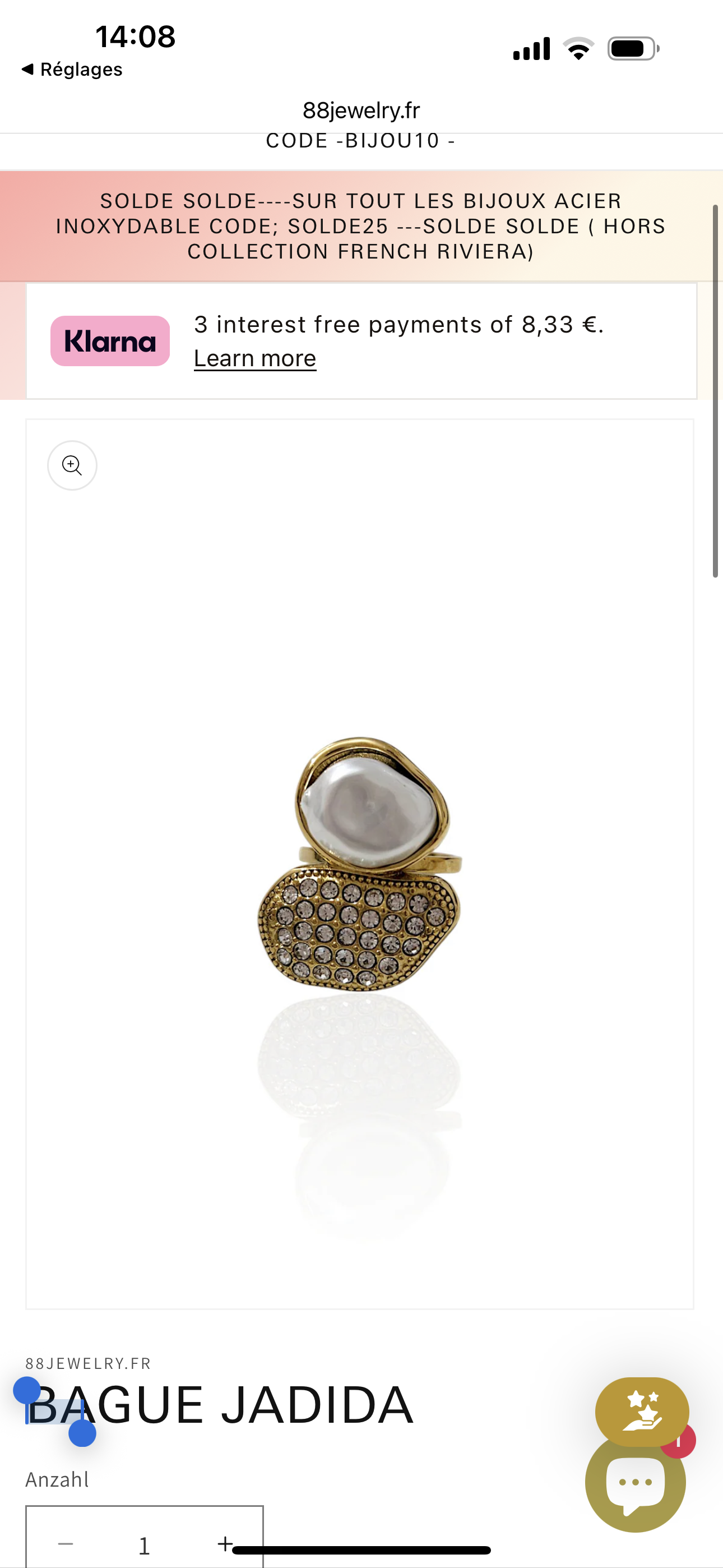 Bague PRESTIGE