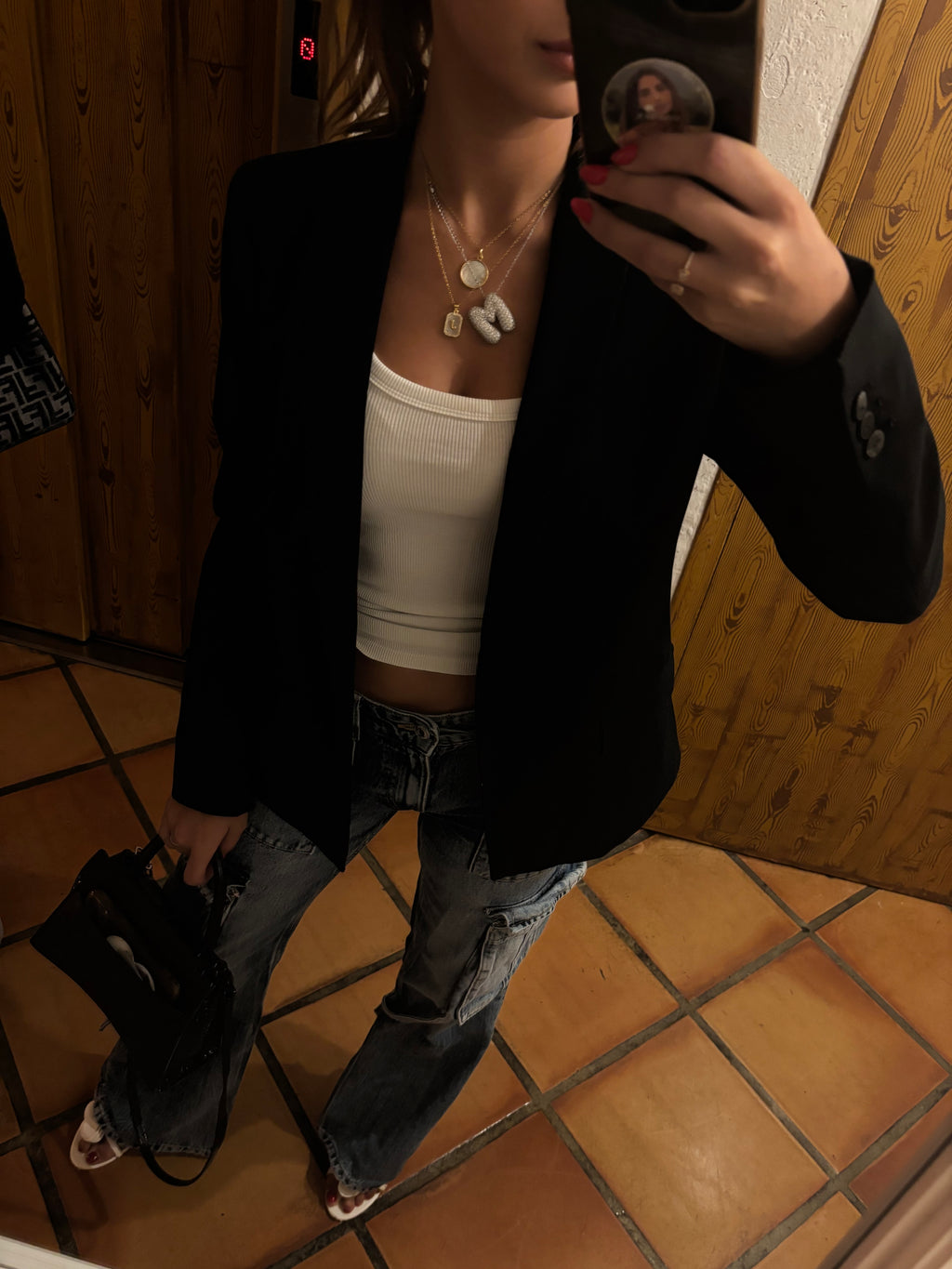 Collier lettres bulles blanc ou or