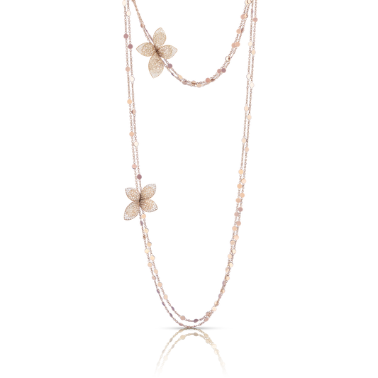 Collier Sautoir fleurs