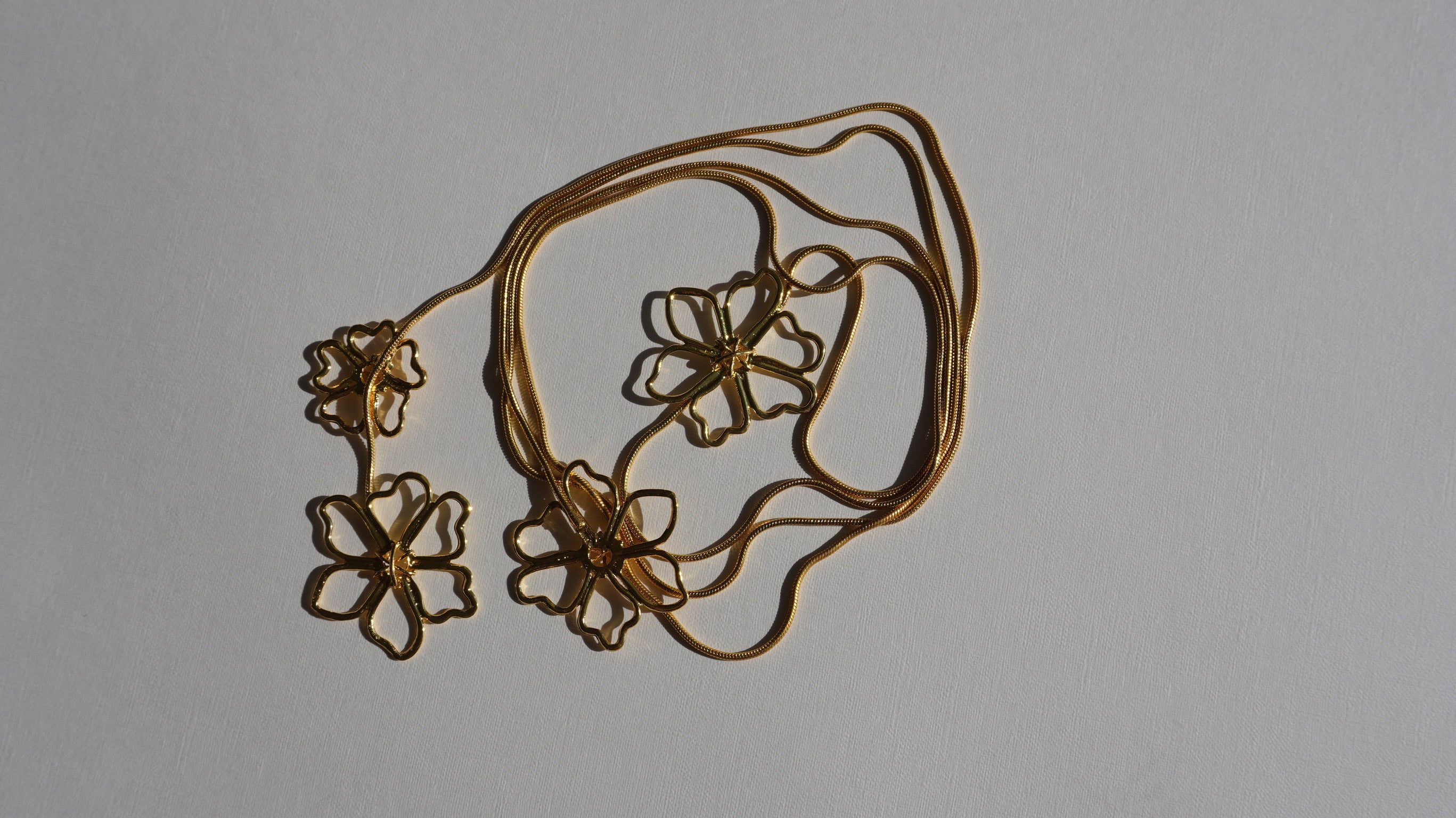 Collier Multifonctions fleurs OR